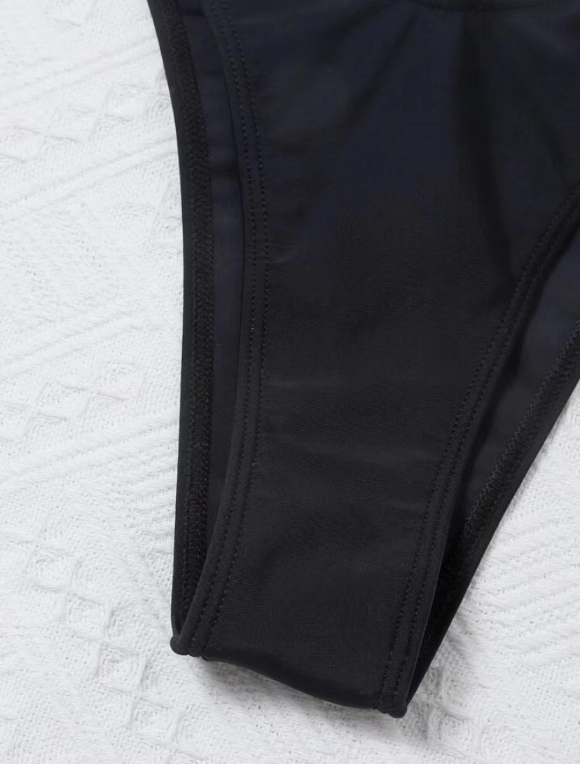 Damen-Badesets, einfarbig, vierteiliges Set Luo Aixin Jue_voghion.com