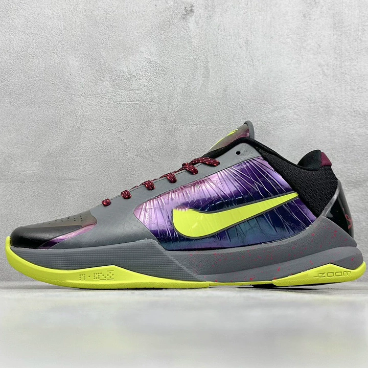 Putian Kobe 5 практичные баскетбольные кроссовки Kobe пятого поколения, мужские амортизирующие тренировочные кеды, вдохновлено Брюсом Ли, Lakers