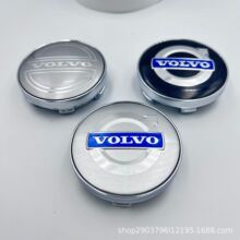 适用沃尔沃轮毂盖 汽车富豪S80L XC60专用轮胎车标志 贴片56MM60M