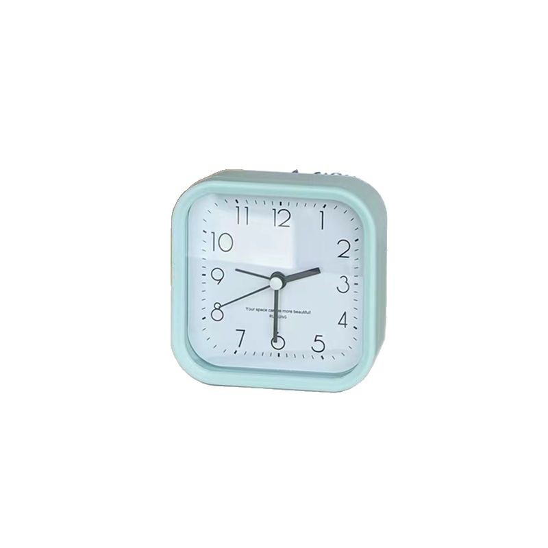 Fábrica directa cuadrada simple tridimensional moda decoración del hogar despertador estudiante digital creativo despertador pequeño reloj despertador