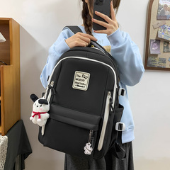 2024新款潮牌書包大學生初高中學生背包大容量韓版簡約旅行雙肩包