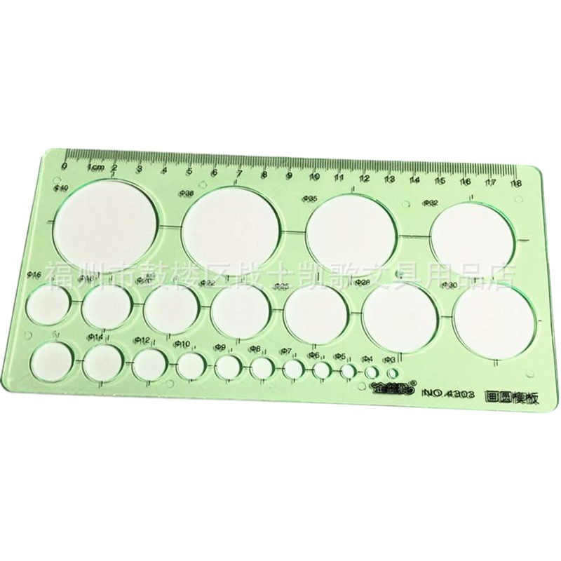 Regla redonda plantilla redonda 4303 pintura plantilla redonda regla