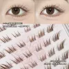 Adhesive style//10 rows of brown Su Daji