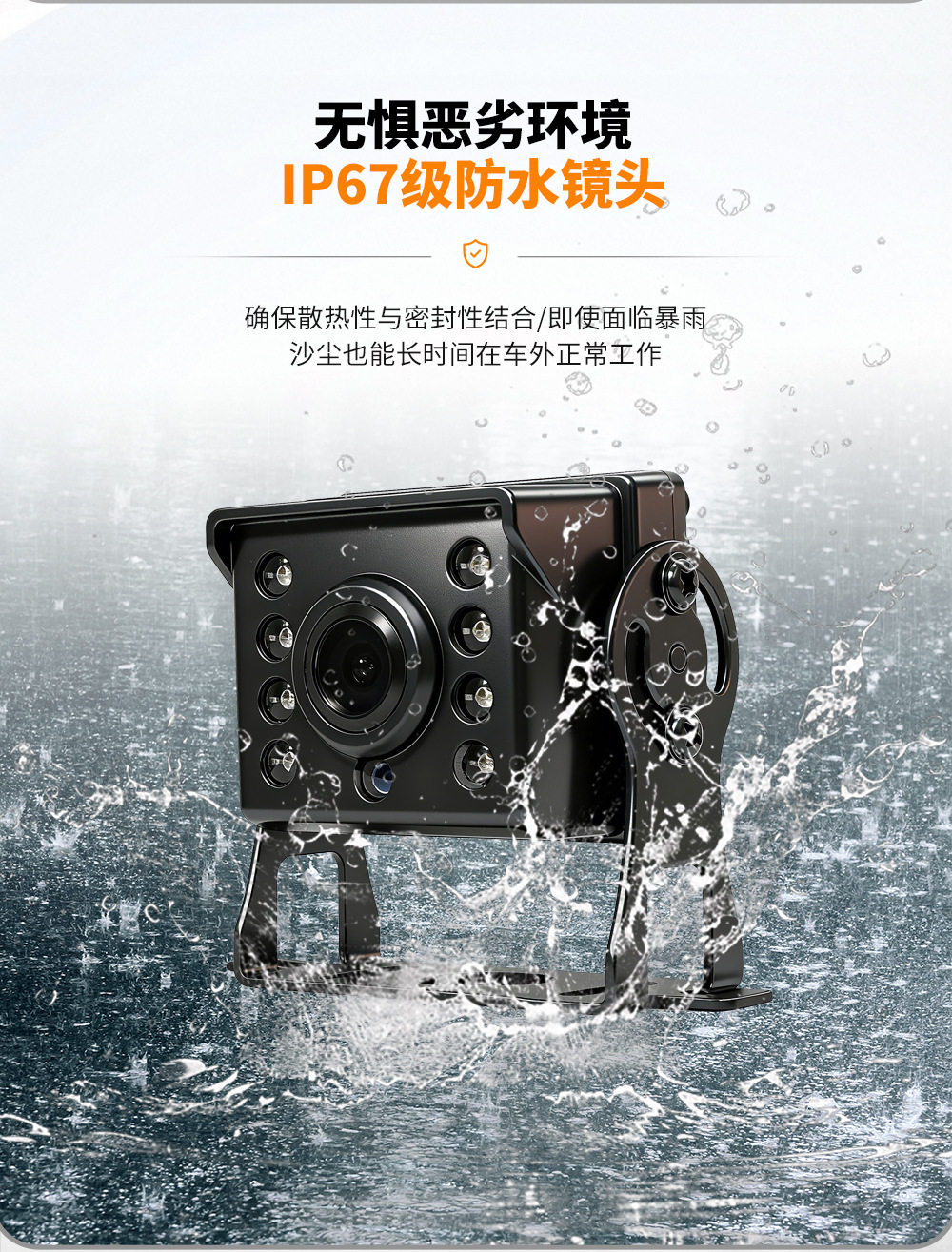 Forklift Loader Crane Ai Universal Digital Fence Pedestrian Recognition Anti-Collision System Sound and Light 360 Blind Spot Alarm