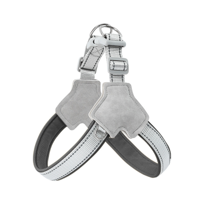 Cuerda de tracción para perros, correa para el pecho en forma de Y, cuerda para pasear a prueba de explosiones, cuerda para perros reflectante de noche ajustable en verano