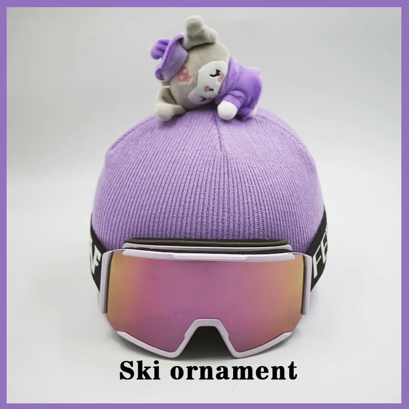 Helmet Cover Doll Windproof Winter Ski Helmet Snowboard Warm Hat