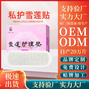 Snow Lotus Pads Oem Manufacturer Private Gong Pads Customized Chinese Herbal Mugwort Sanitary Pads Odm