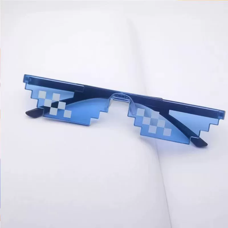 Стильные очки в клетку плед мозаика Minecraft периферийные_party весёлые пиксельные очки тренд жаркого стиля