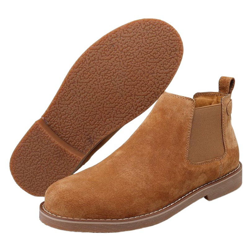 2023 Новое поступление Ботинки Челси из натуральной кожи Zhongbang Martins Plus Cotton