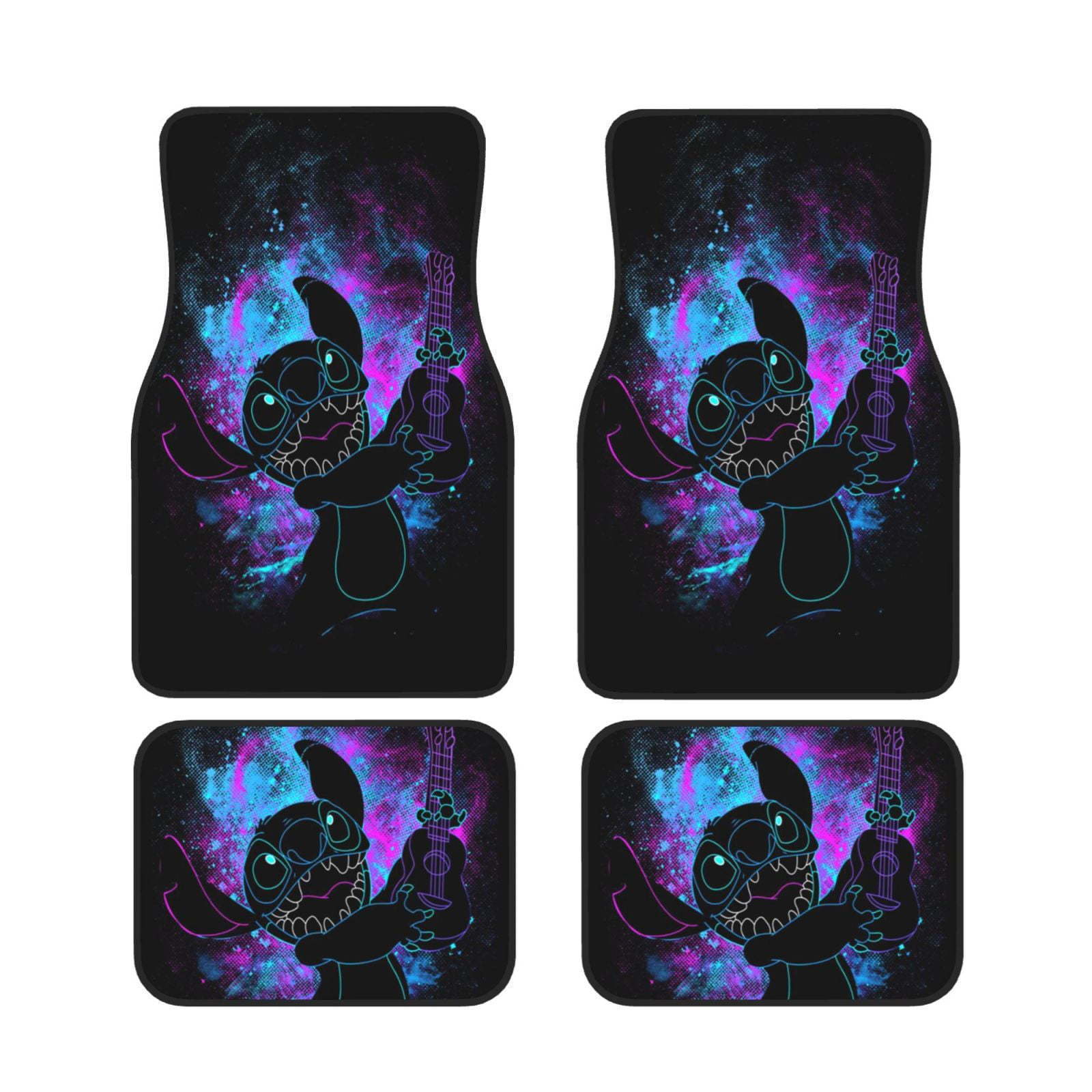 Cross-border Hot-selling Cartoon Mickey Car Mat Four-piece Dirt-resistant Easy-care Floor Mat Amazon Floor Mat for Hair