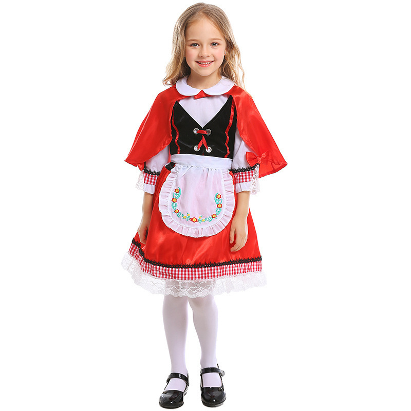 Halloween Costumes, Fairy Tale Little Red Riding Hood Costumes, Girls' Dress-Up Costumes, Stage Drama Costumes, Cosplay Costumes Halloween Costumes, Fairy Tale Little Red Riding Hood Costumes, Girls' Dress-Up Costumes, Stage Drama Costumes, Cosplay Costumes