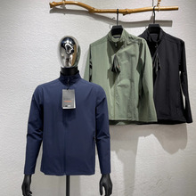 大茑同款春季户外防风休闲运动夹克男士透气梭织弹力软壳速干外套