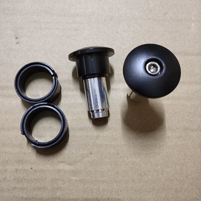 Motorcycle rearview mirror screw black CNC regular plug