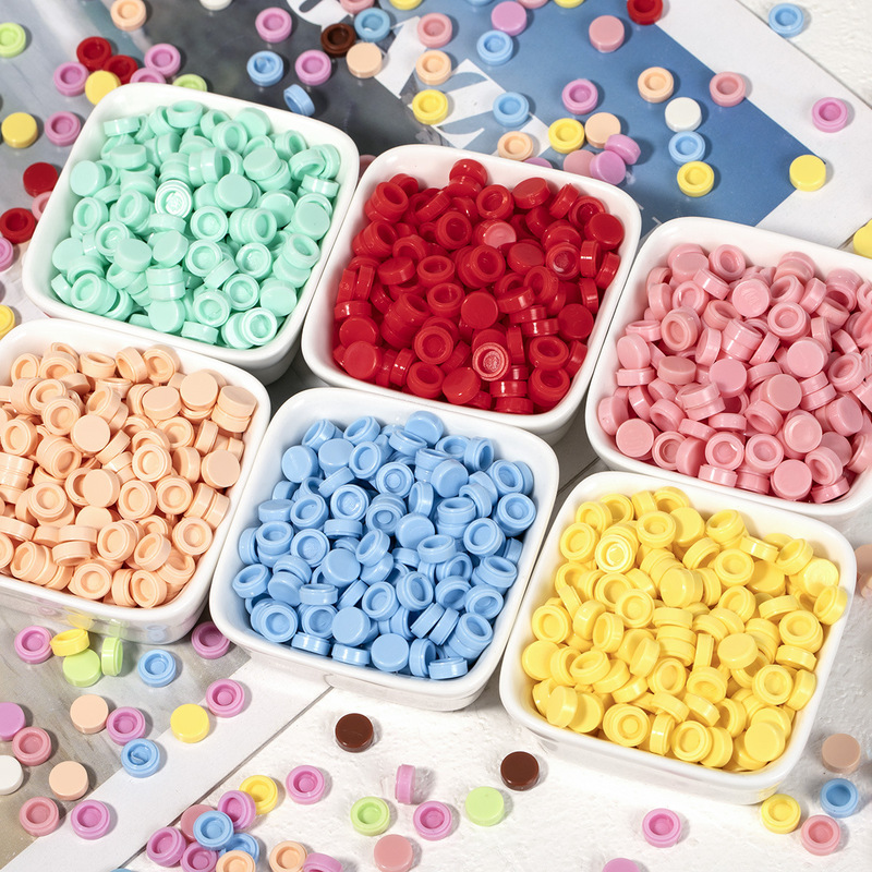 30G/Pack Round Building Blocks Handmade Balls Round Filling Material Balls DIY Materials Mini Small Particles Handmade Educational Accessories