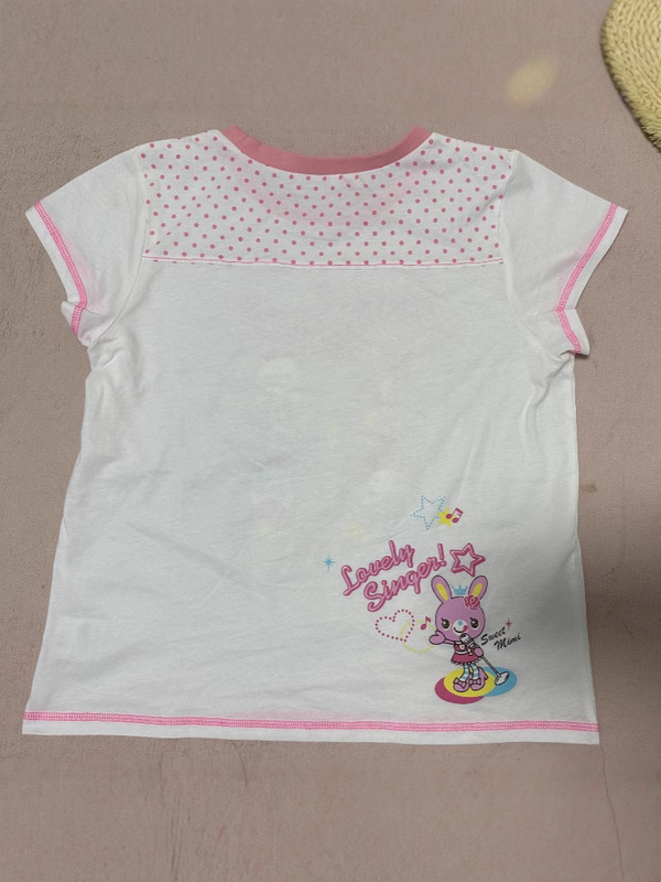 日本娘服 メゾピアノ ピアニスト 夏半袖Tシャツ プリンセスバニー コンサート半袖トップス|undefined
