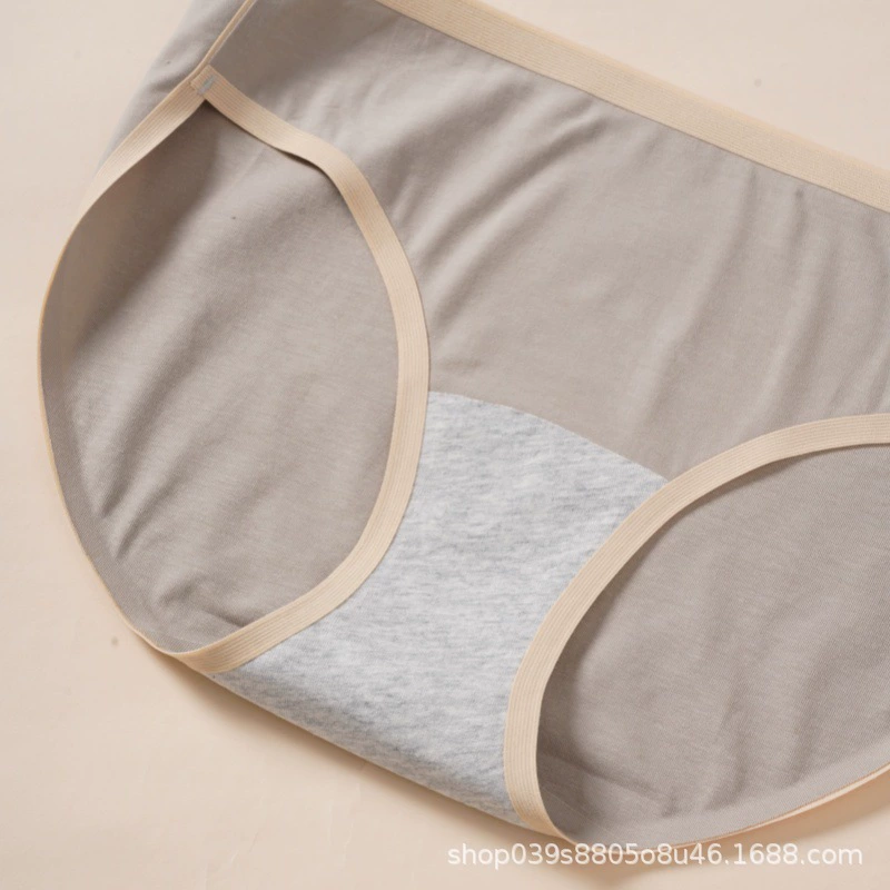 Cotton underwear, long pants, mid rise, plus size