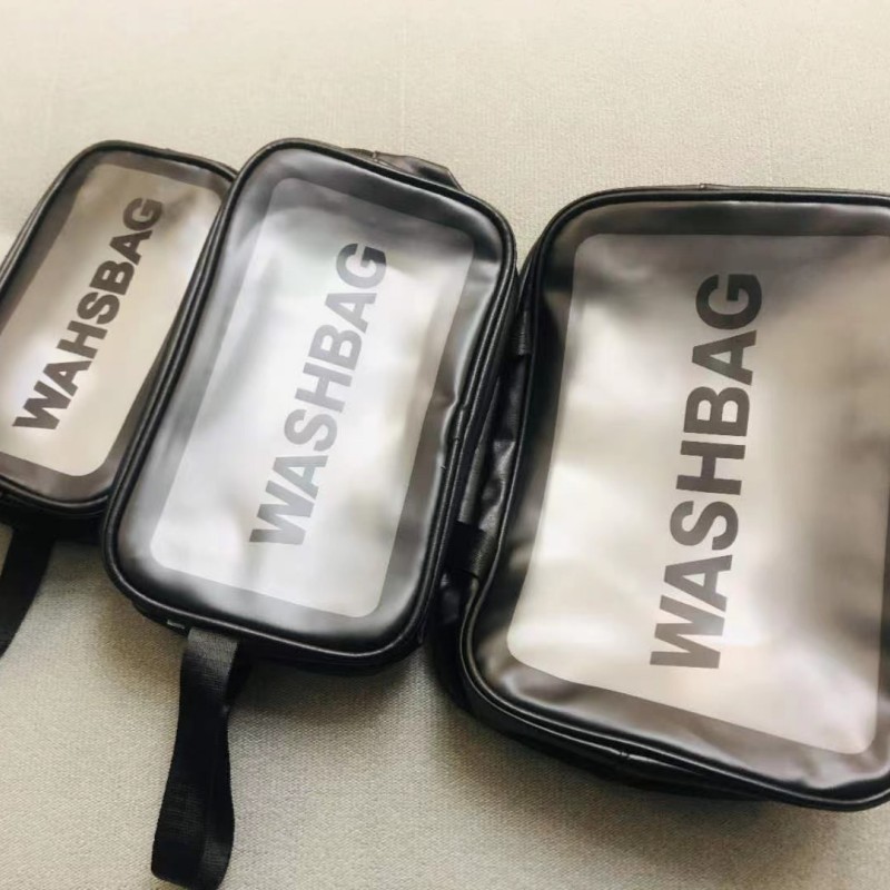 Nuevo ins Internet celebridad PVC bolsa de lavado impermeable bolsa de cosméticos de gran capacidad bolsa de almacenamiento de viaje transparente fabricante bolsa de baño