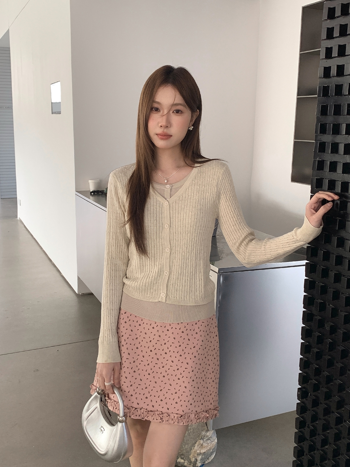 26ye006 oatmeal fake two pieces
