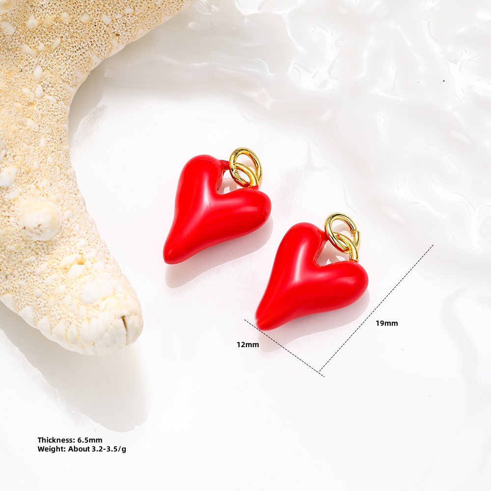 Bijoux En Gros Rétro Style Simple Star Forme De Cœur Noeud D'Arc Le Cuivre Pendentif Chaîne De Câble display picture 12