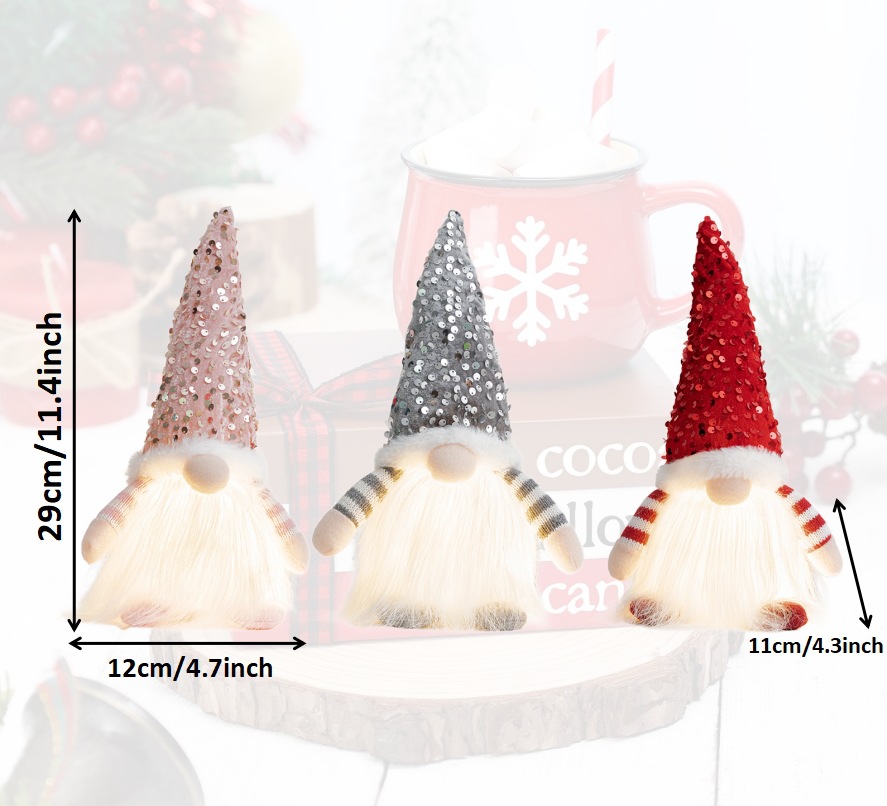 Nordic Style, Cute Style Christmas Nordic Style Cute Doll Party Ornaments Decorative Props Rudolph Doll