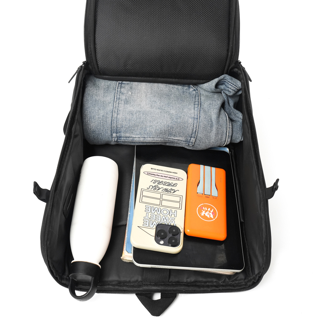 Waterproof Business Laptop Backpack For Men Simple Commuting Bag_voghion.com