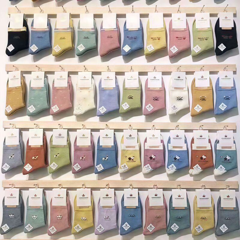 Specialized Colored Cotton Socks for Street Vendors, Mid-Calf Socks for Men and Women, Short Socks for Men and Women, Cheap Wholesale Manufacturer Specialized Colored Cotton Socks for Street Vendors, Mid-Calf Socks for Men and Women, Short Socks for Men and Women, Cheap Wholesale Manufacturer