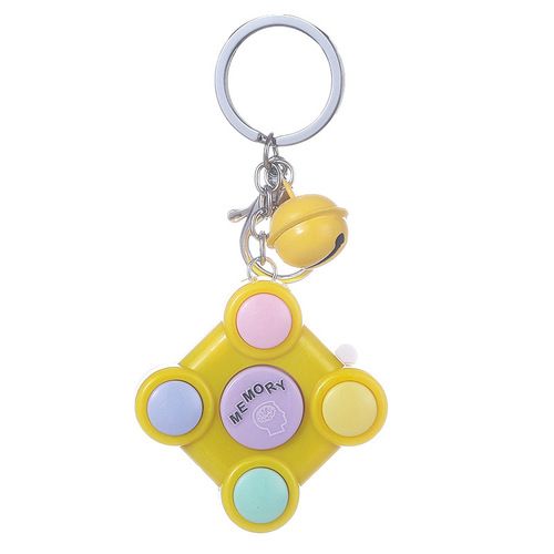Creative Square Memory Brain Teaser Game Keychain Exquisite Car Key Chain Holder Pendant Mobile Phone Gift Wholesale