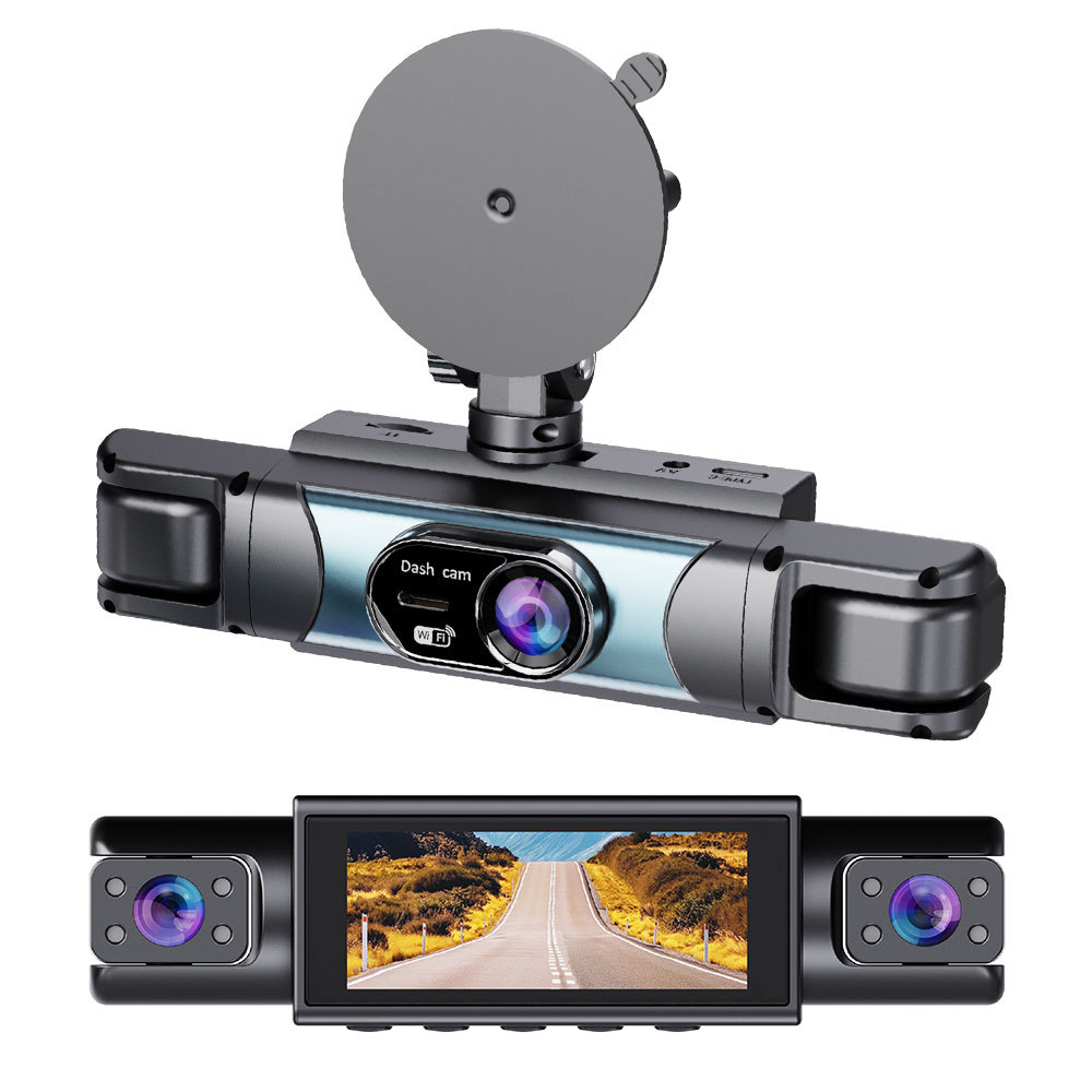 4-Channel Recorder with Wifi 1080P Dash Cam New Model Loop Recording High-Definition Recorder Dashcam