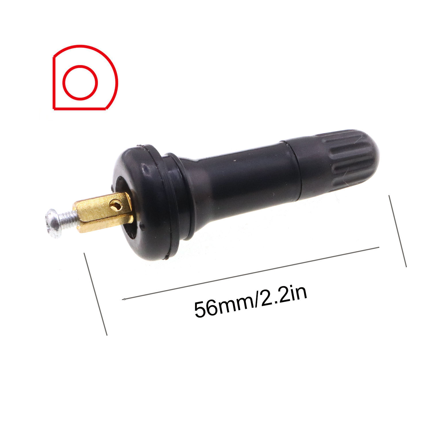Válvula para Sensor de Presión de Neumáticos de Goma, Sin Cámara, Atornillable para Automóviles image 10