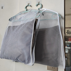 創意家庭干し網干し枕神器干し枕ネットクッション干し袋二重枕洗濯収納網袋