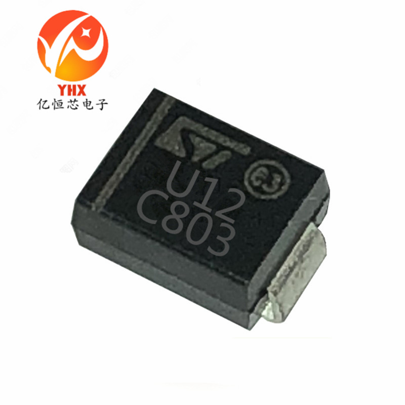 STTH112U 牌子ST 丝印U12 快恢复贴片二极管SMB/DO-214AA 1A1200V