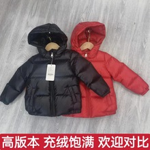 反季经典儿童羽绒服短款加厚面包服中小童大童保暖洋气童装外套潮