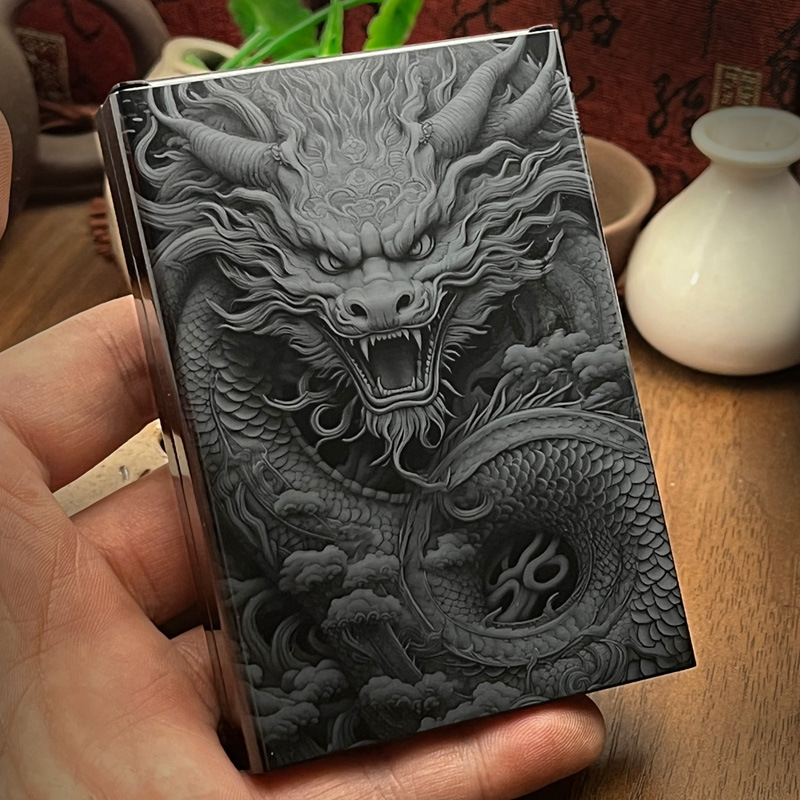 Medium Slide Cigarette Case Hand Cigarette Classic Men's Creative Automatic 20 Pack Ultra-thin Birthday Gift