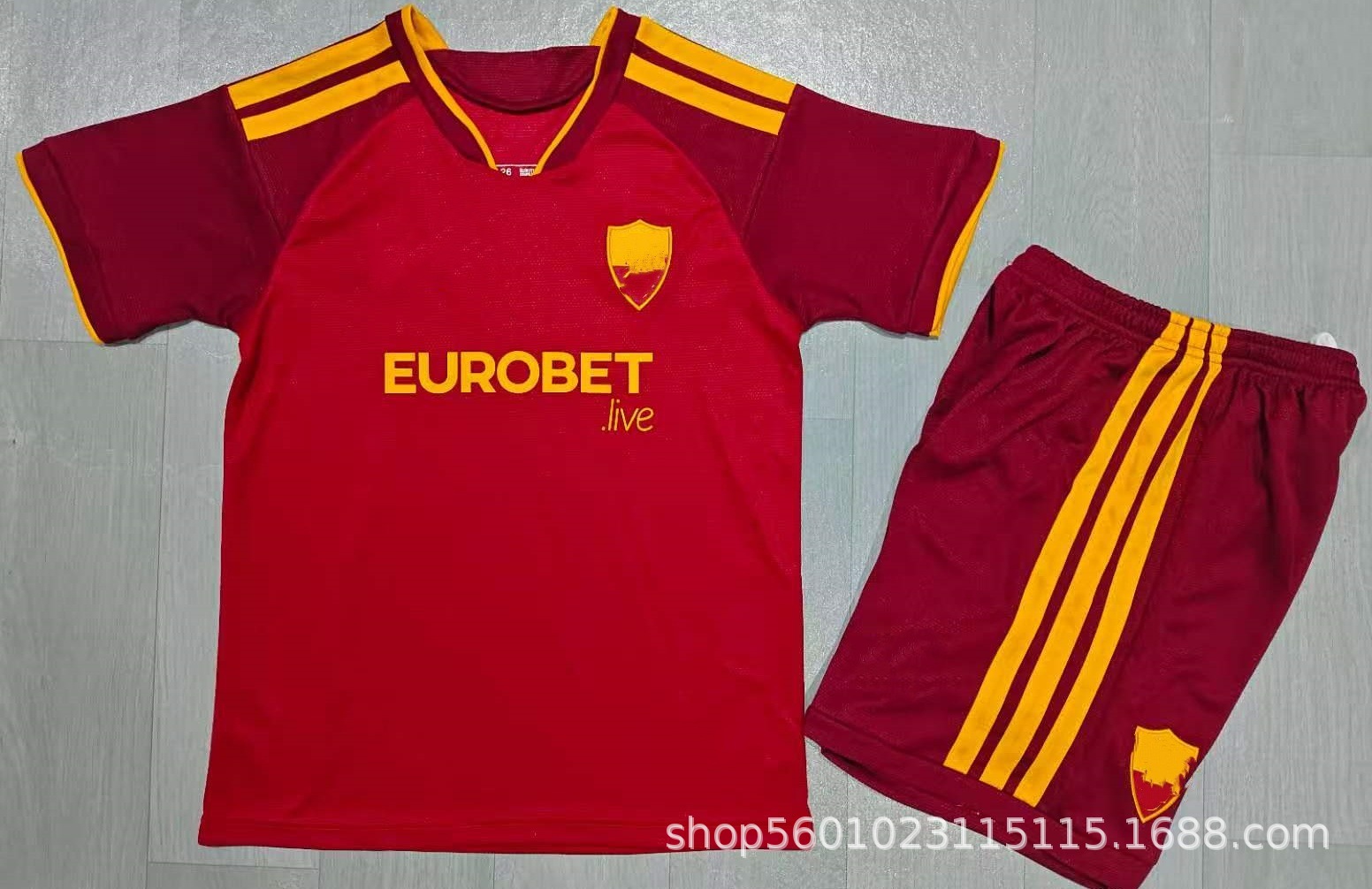 Camiseta de Fútbol Infantil de Poliéster Uniforme de Competición para Deportes de Pelota image 47