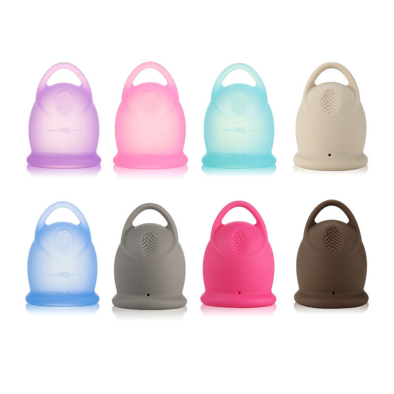 Amazon hot silicone menstrual cup pull ring menstrual cup Moon Cup monthly Cup aunt artifact in stock straight hair
