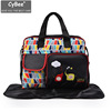 New products lovely Small elephant Embroidery portable One shoulder Mummy Bag capacity practical Diaper Bag go out Portable Mother bag