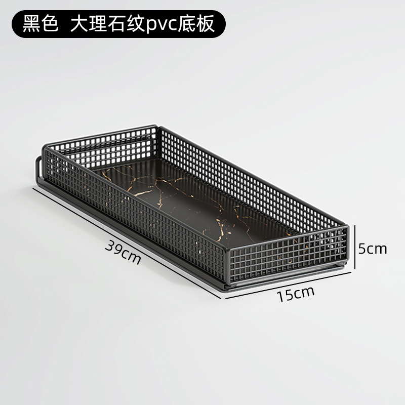 15*39 검정/대리석 PVC 베이스 플레이트