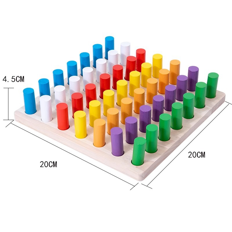 Unificación sensorial, entrenamiento de concentración, palos, juguetes, juegos de mesa para niños, iluminación, educación temprana, jardín de infantes, clase pequeña, área de rompecabezas, materiales