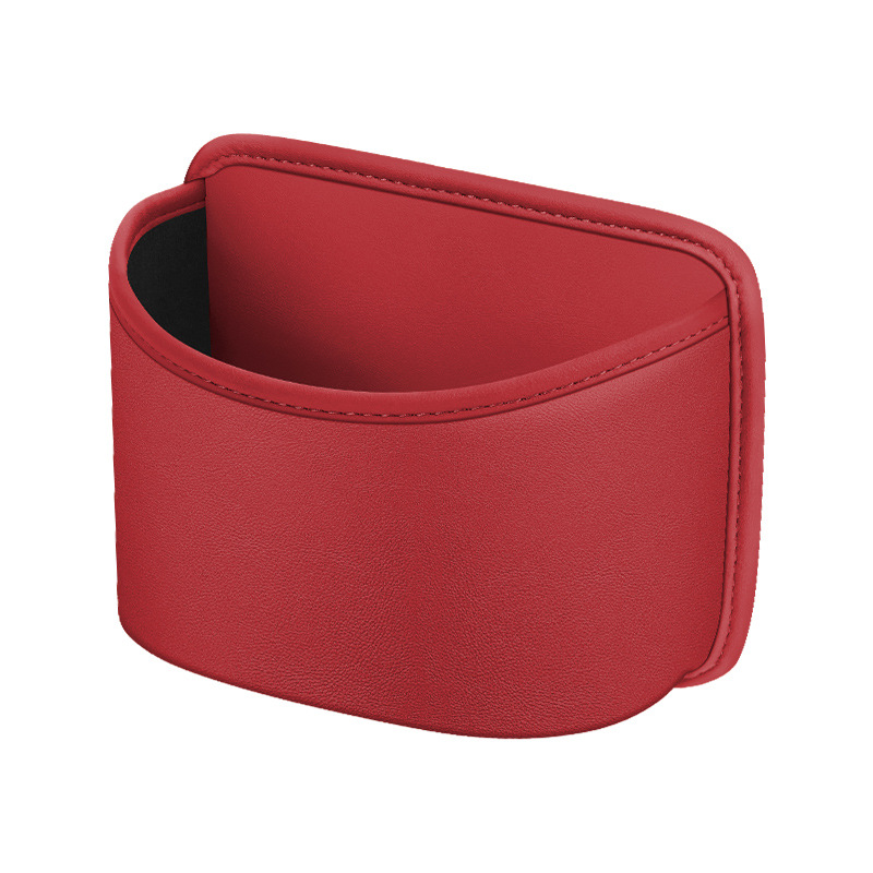 Qìchē – Car storage bag/box Door Storage Box - wine-red