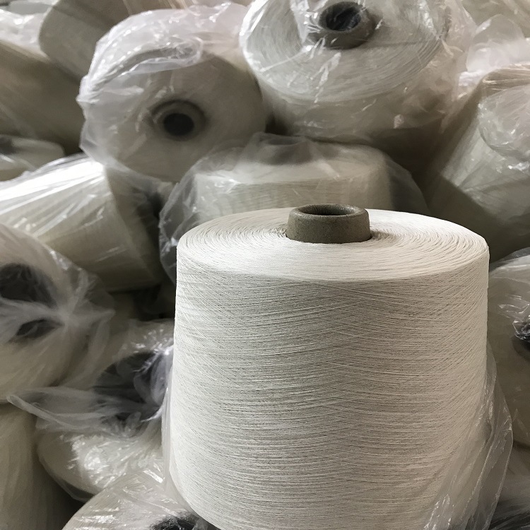 60支双股绢丝棉混纺纱线 55%绢丝45%棉 60s/2混纺纱 桑蚕丝色筒纱