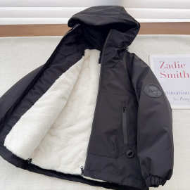 儿童仿兔毛加绒加厚冲锋衣棉服2025年新款中大童三防加厚棉袄外套