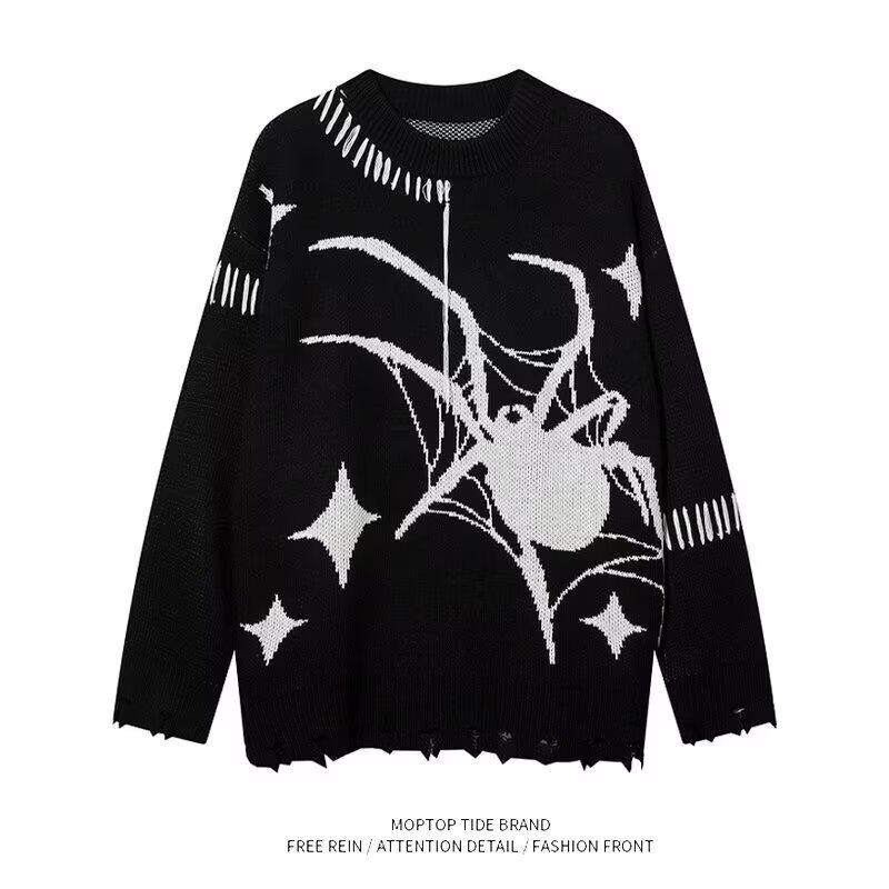 Round Neck Knitwear Knitwear Men's Trendy Brand Handsome Autumn and Winter Bottoming Shirt 2024 New Men's Elegant Slim Top