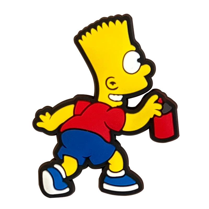 Подвески для обуви (серия Simpsons) Кроки-жиботы, одна подвеска для обуви, 18 вариантов цвета