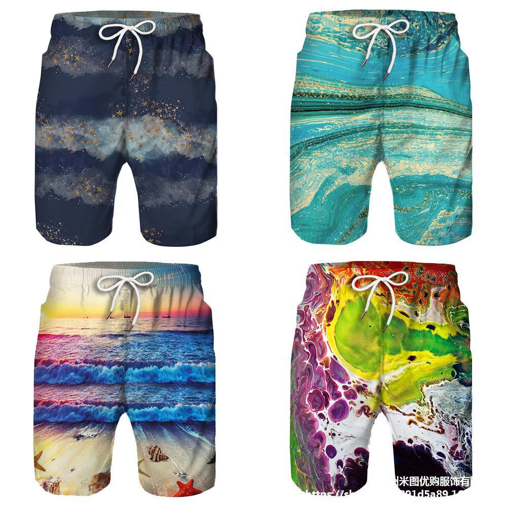 Hot style Wave Star Digital Printed Men'...