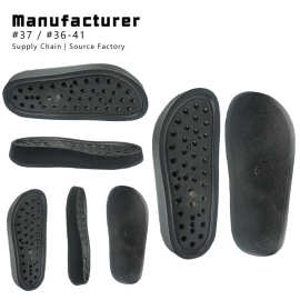 潮州盈致鞋底凉鞋大底PVC吹气鞋底防滑耐磨下槽女款休闲定制工厂