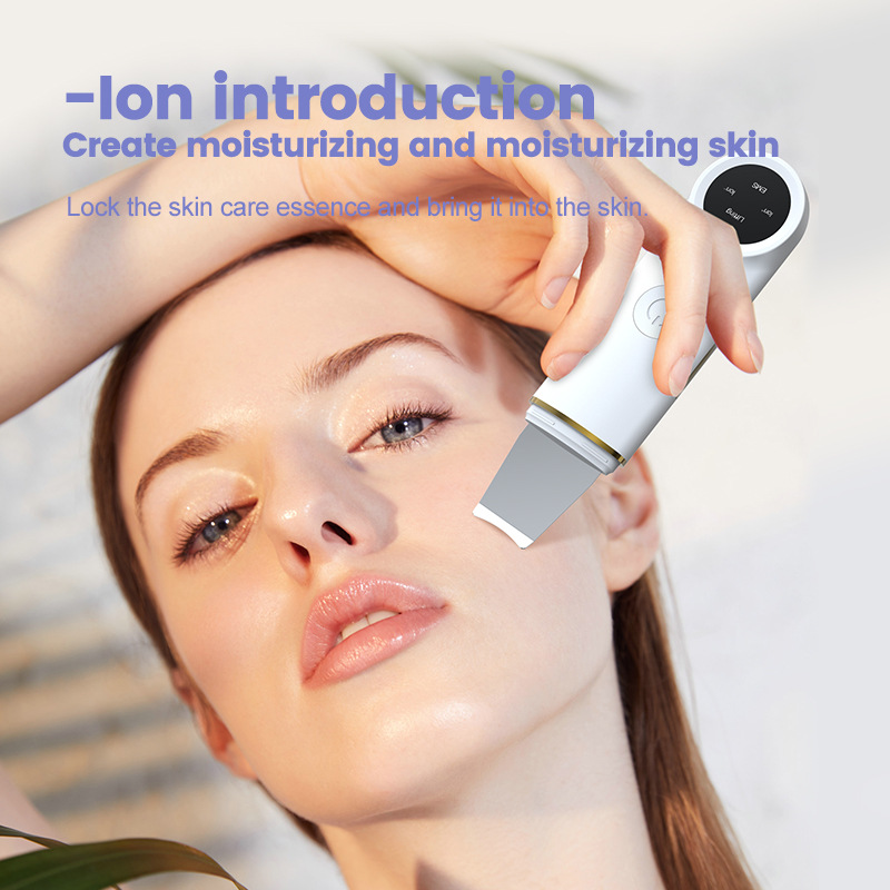 工厂直销铲皮机 超声波美容改善黑头LED彩光导入导出美容仪器批发