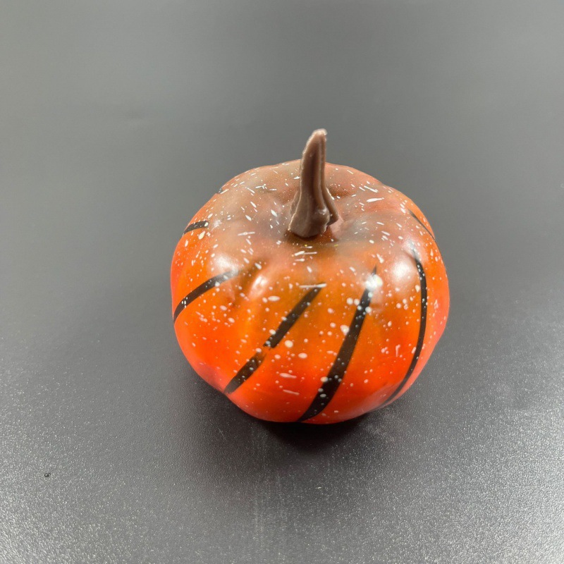 6*4 주황색 검은색 선 호박