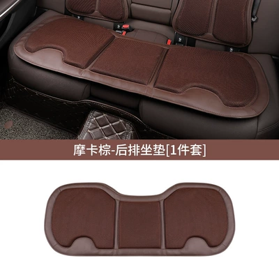 Cushions, Full-Cover Seat Pads — Seat cushion, seat cover - ice-silk-back-row-mocha-brown-1-piece