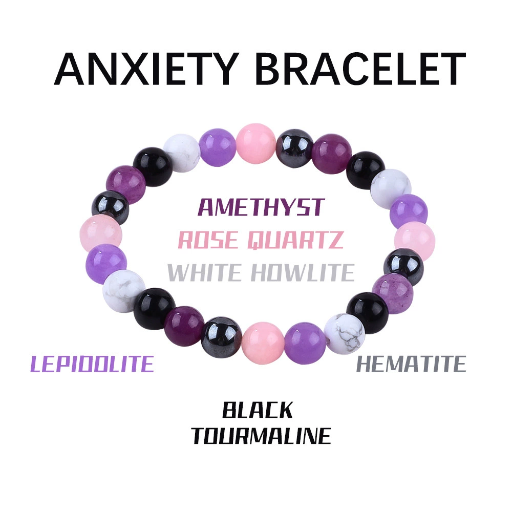 Оптовая продажа эластичные браслеты ручной работы из бисера натуральный камень 8 мм круглый бисер браслет браслет энергии браслет удачи на берегу