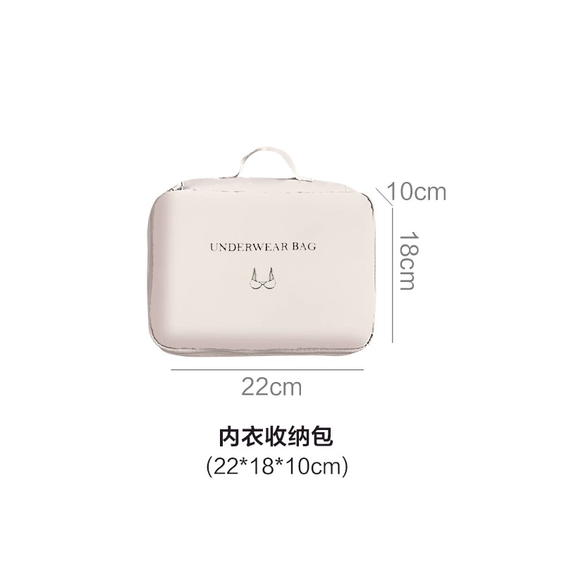 Storage system, set, suitcase for traveling, folding pack, underwear, storage bag